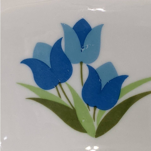 Vintage 60's 70's Flower Power Lotus Bowl Set, Japanese Nesting Lotus Bowls - Picture 9 of 10